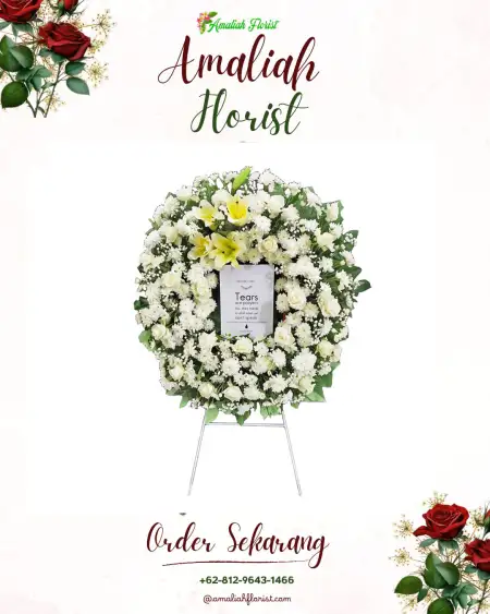 Krans Bunga Duka Leteh